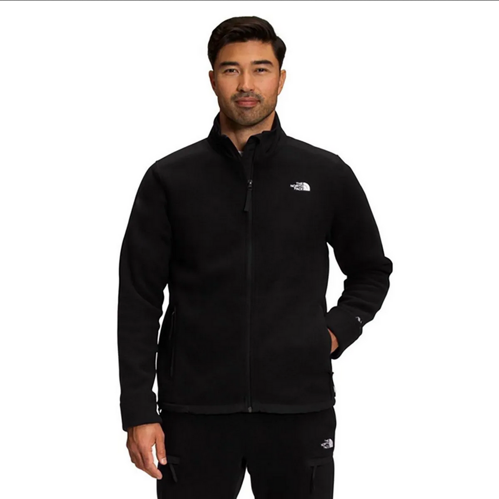 Chamarra polar Alpine 200 Hombre, Negro