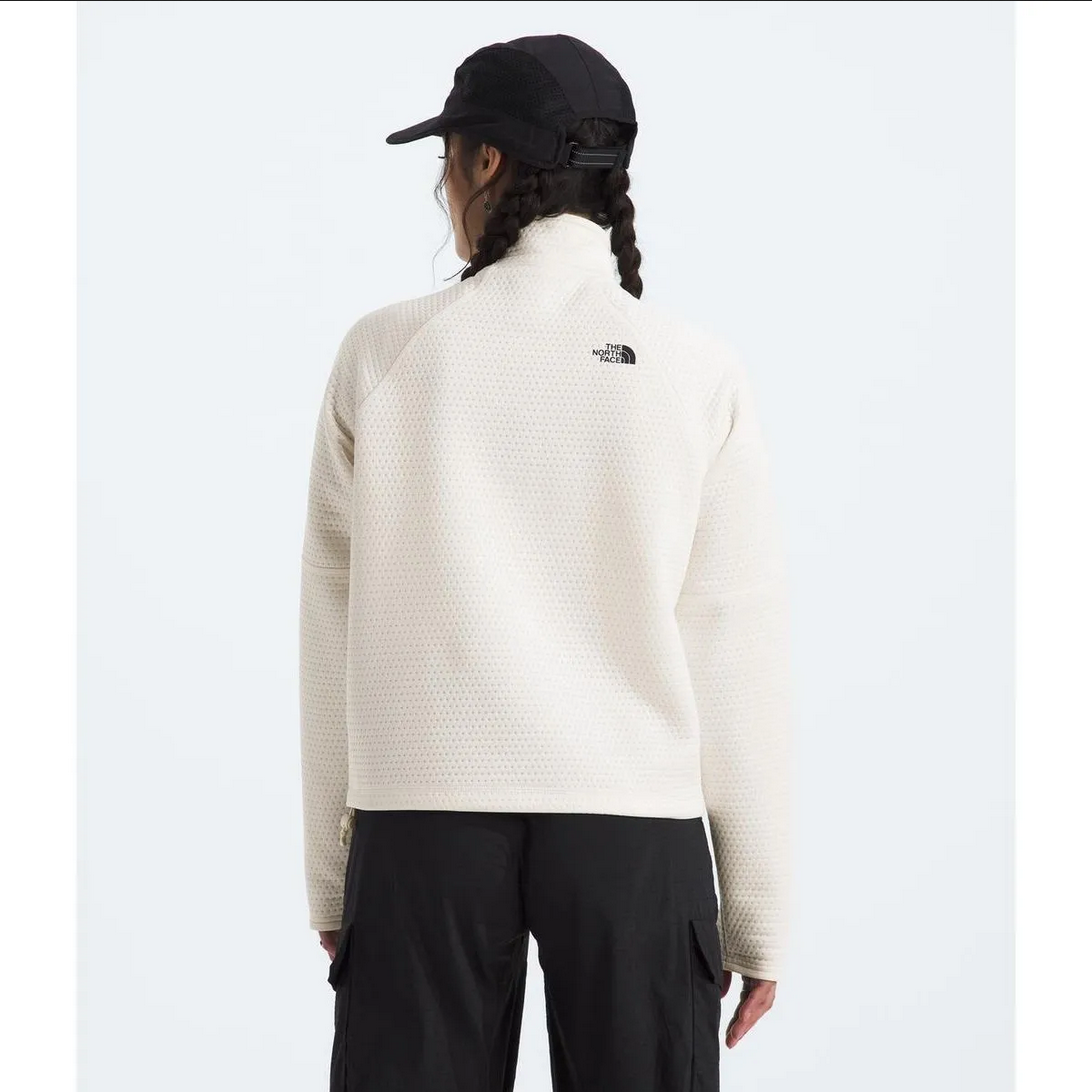 Chamarra Vertical Thermal 1/4 Mujer, Blanco