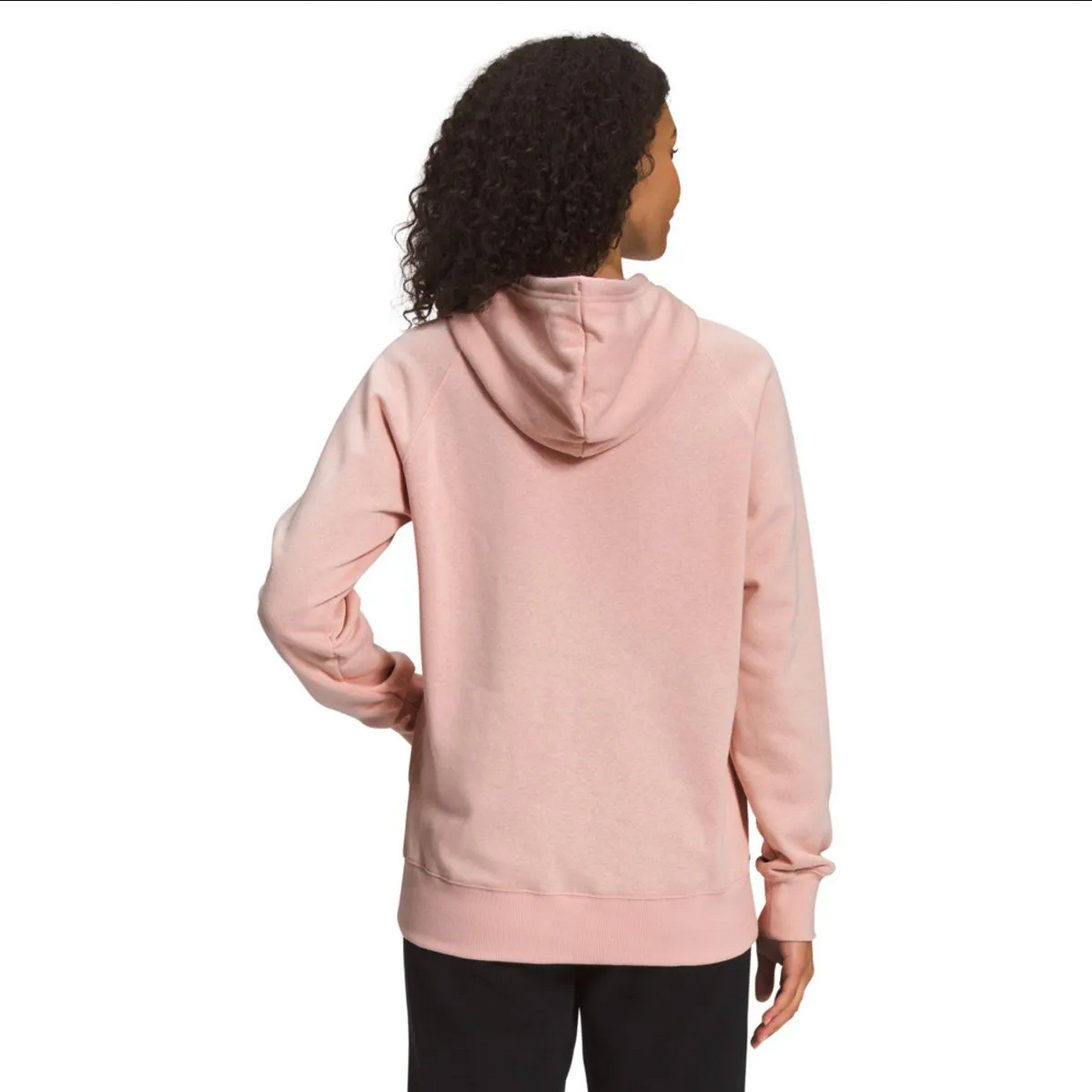 Sudadera con Gorro Half Dome Mujer, Rosa c/Blanco